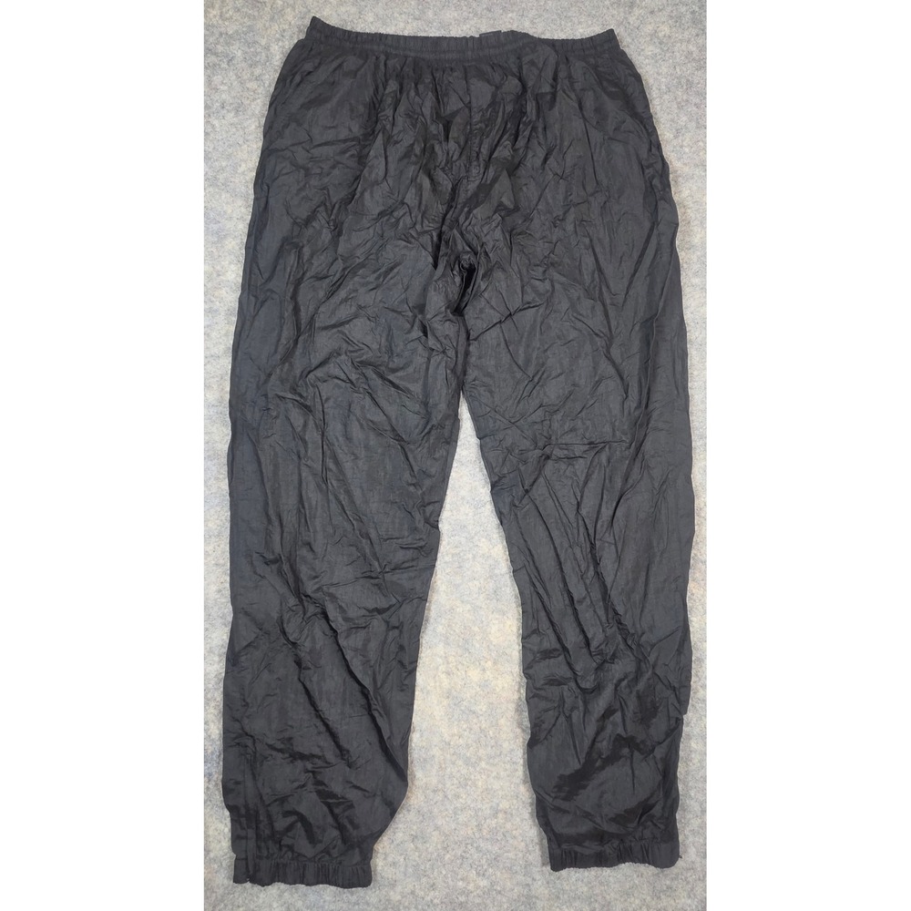 Christian Dior Monsieur Vintage Black Nylon Track Pants XXL Windbreaker Mens